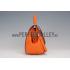 Hermes Stirrup Shoulder Bag Orange   608098 Replica