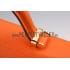 Hermes Stirrup Shoulder Bag Orange   608098 Replica