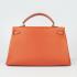 Hermes Kelly 6308 2way Orange Handbag