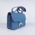 Hermes Constance H020 Ladies Cow Leather Blue Handbag