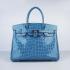 Hermes Birkin 6088 Ladies Handbag Blue