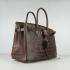 Hermes Birkin 6088 Ladies Handbag Coffee Replica