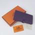 Hermes Wallet H015 Ladies Wallet Purple