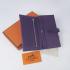 Hermes Wallet H015 Ladies Wallet Purple