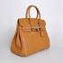 Hermes Birkin 6089 Cow Leather Coffee Handbag