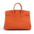 Cheap Hermes Birkin 1045 Ladies Cow Leather Orange Handbag