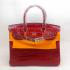 Hermes Birkin HB30 Handbag Crocodile Red