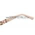 Replica Hermes Oversized Round Frame Beige Sunglasses 308098