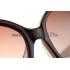 Replica Hermes Oversized Round Frame Beige Sunglasses 308098