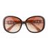 Replica Hermes Oversized Round Frame Beige Sunglasses 308098