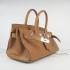 Hermes Birkin 6109 Ladies Cow Leather Coffee Replica