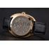 Hermes Dressage Gray Dial Gold Case Black Leather Strap