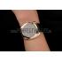 Hermes Dressage Gray Dial Gold Case Black Leather Strap