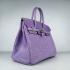 Hermes Birkin 6089 Handbag Purple