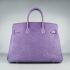 Hermes Birkin 6089 Handbag Purple