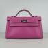 Hermes Clutches H008 Cow Leather Pink Handbag