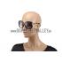 Hermes Studded Carriage Detail Black Frame Sunglasses 308092