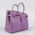 Cheap Hermes Birkin 6089 Handbag Lizard Leather Purple