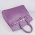 Cheap Hermes Birkin 6089 Handbag Lizard Leather Purple