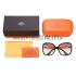 Hermes Studded Carriage Detail Brown Frame Sunglasses 308093