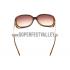 Hermes Studded Carriage Detail Brown Frame Sunglasses 308093