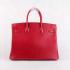 Hermes Original leather HB35 Cow Leather Red