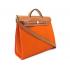 Hermes Original leather H1090L Ladies 2way Orange Bag