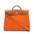 Hermes Original leather H1090L Ladies 2way Orange Bag