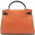 Hermes Kelly H1032 Ladies Cow Leather Black