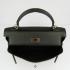 Hermes Original leather 6108 Cow Leather Black Bag