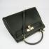 Hermes Original leather 6108 Cow Leather Black Bag