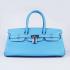 Hermes Birkin 6109 Ladies Handbag Blue