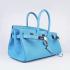 Hermes Birkin 6109 Ladies Handbag Blue