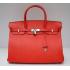 Cheap Hermes Birkin 62641 Ladies Handbag Red