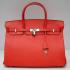 Cheap Hermes Birkin 62641 Ladies Handbag Red