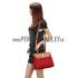 Replica Hermes Herbag Dark Red