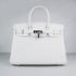 Hermes Birkin 6088 Handbag Cow Leather White