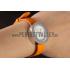 Hermes  MOP Dial Orange Leather Bracelet 801390