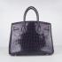 Cheap Hermes Birkin 6088 Handbag Crocodile Purple