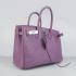 Hermes Birkin 6088 Ostrich Skin Purple Bag