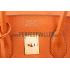 Hermes Birkin Horse Embossed Gold Hardware Tote Orange