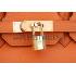 Hermes Birkin Horse Embossed Gold Hardware Tote Orange