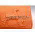 Hermes Birkin Horse Embossed Gold Hardware Tote Orange