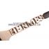 Hermes Large Oversized Beige Frame Sunglasses with Metallic Logo 308102