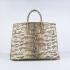 Hermes Birkin 6089 Lizard Leather Beige Handbag