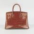 Hermes Birkin 6088 Handbag Crocodile Coffee