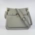 Hermes Jypsiere H6508 Cross Body Bag Cow Leather Grey