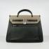 Hermes Herbag 60667 2way Cow Leather Grey