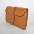 Hermes Clutches 1053 Ladies Cow Leather Coffee Bag