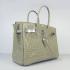 Hermes Birkin 6089 Handbag Crocodile Grey